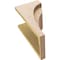 Ekena Millwork 8"W x 8"D x 16"H Wide Helena Rough Cedar Woodgrain TimberThane Corbel, Primed Tan CORUR08X08X16HELRCPR - alternate 2